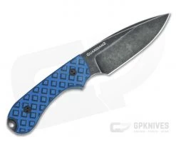 Bradford Guardian3 False Edge GPK Exclusive Nimbus Rex 45 Blue/Black G10 Fixed Blade -Camping Knives best sale 3fe 013n rex45 3