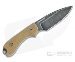 Bradford Guardian3 False Edge GPK Exclusive Nimbus Rex 45 3D Natural Micarta Fixed Blade -Camping Knives best sale 3fe 104n rex45 3