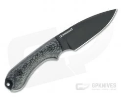 Bradford Guardian3 False Edge GPK Exclusive Black DLC Rex 45 3D Carbon Fiber Fixed Blade -Camping Knives best sale 3fe 114b rex45 3
