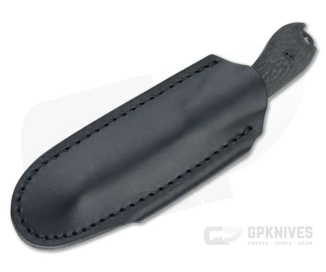 Bradford Guardian3 False Edge GPK Exclusive Black DLC Rex 45 3D Microtextured Carbon Fiber Fixed Blade 2 Bradford Guardian3 False Edge GPK Exclusive Black DLC Rex 45 3D Microtextured Carbon Fiber Fixed Blade - Image 2