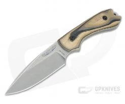 Bradford Guardian3 False Edge GPK Exclusive Stonewashed Rex 45 3D G-Wood Fixed Blade