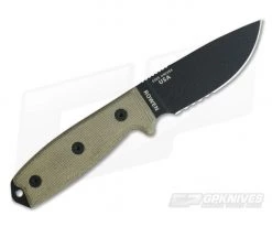 ESEE 3MIL-S Partially Serrated Blade OD Sheath -Camping Knives best sale 3mil s 3