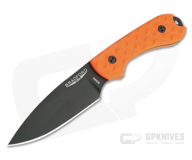 Bradford Guardian3 Sabre Ground DLC M390 Orange G10 Fixed Blade 1 Bradford Guardian3 Sabre Ground DLC M390 Orange G10 Fixed Blade
