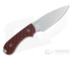 Bradford Guardian3 Sabre Stonewashed M390 Red G10 -Camping Knives best sale 3s 012 3