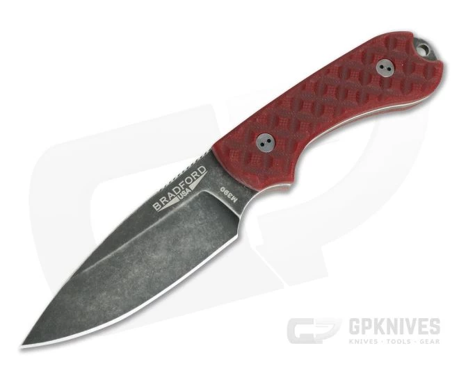 Bradford Guardian3 Sabre Ground Nimbus M390 Red G10 Fixed Blade 1 Bradford Guardian3 Sabre Ground Nimbus M390 Red G10 Fixed Blade