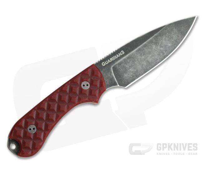 Bradford Guardian3 Sabre Ground Nimbus M390 Red G10 Fixed Blade 3 Bradford Guardian3 Sabre Ground Nimbus M390 Red G10 Fixed Blade - Image 3