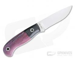 Mike Irie Model 110 Satin CPM-154 G10 Bolstered Purple Spalted Maple Wood 4046 -Camping Knives best sale 4046 3