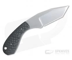 Trash Panda Knives Pack Knife Compact Fixed Blade Stonewashed CPM-154 Carbon Fiber 4054 -Camping Knives best sale 4054 3