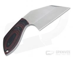 Trash Panda Knives F Off Stonewashed CPM-3V Fixed Blade Red & Black G10 4058 -Camping Knives best sale 4058 3