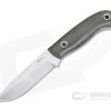 Mike Irie Model 110 Compound Ground Satin CPM-154 Green Micarta