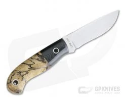 Mike Irie Model 110 Satin CPM-154 Black Linen Micarta Bolstered Stabilized Maple 4173 -Camping Knives best sale 4173 3
