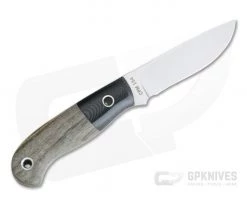 Mike Irie Model 110 Satin CPM-154 Black Linen Micarta Bolstered Stabilized Maple 4175 -Camping Knives best sale 4175 3
