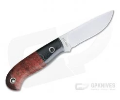 Mike Irie Model 110 Satin CPM-154 Black Linen Micarta Bolstered Stabilized Maple 4182 -Camping Knives best sale 4182 3