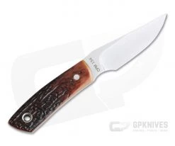 Mike Irie Sport 800 Clip Point Satin CPM-154 Red Jigged Bone 4186 -Camping Knives best sale 4186 3