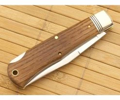 Great Eastern #42 440C MO Trader Chestnut Wood Serialized -Camping Knives best sale 421114lb acw s 2
