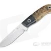 Mike Irie Model 110 Spear Point CPM-154 Micarta Bolstered Stabilized Dyed Maple Burl 4276