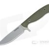 Camerer Knives Custom Trailsman Elmax OD Green G10 Fixed Blade 4368