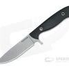 Camerer Knives Custom Trailsman Elmax Black G10 Fixed Blade 4369