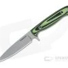 Camerer Knives Custom Small Game Getter Elmax Green/Black G10 Fixed Blade 4374