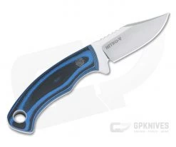 Tom Krein Custom Pocket Bowie Blasted Blue/Black G10 Satin Nitro-V Fixed Blade 5 Tom Krein Custom Pocket Bowie Blasted Blue/Black G10 Satin Nitro-V Fixed Blade -Camping Knives best sale 4391 3