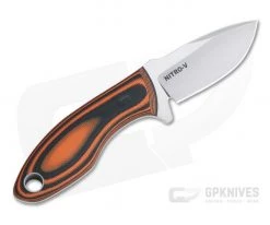 Tom Krein Custom Hydra Blasted Orange/Black G10 Satin Nitro-V Fixed Blade -Camping Knives best sale 4393 3