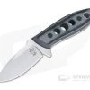 Tom Krein Custom TK-2 Blasted Gray/Black G10 Satin Nitro-V Fixed Blade