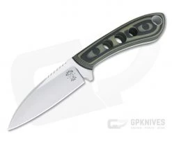 Tom Krein Custom TK-11 Wharncliffe Blasted Green/Black G10 Satin Nitro-V Fixed Blade