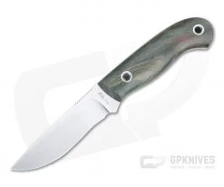 Mike Irie Model 110 Drop Point CPM-154 Stabilized Dyed Maple Fixed Blade 4424