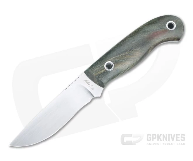 Mike Irie Model 110 Drop Point CPM-154 Stabilized Dyed Maple Fixed Blade 4424 1 Mike Irie Model 110 Drop Point CPM-154 Stabilized Dyed Maple Fixed Blade 4424