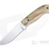 Mike Irie Model 110 Drop Point CPM-154 Stabilized Spalted Maple Fixed Blade 4425