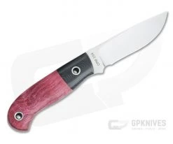 Mike Irie Model 110 Drop Point CPM-154 Micarta Bolstered Stabilized Dyed Maple Fixed Blade 4428 -Camping Knives best sale 4428 3