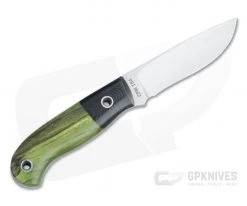 Mike Irie Model 110 Drop Point CPM-154 Micarta Bolstered Stabilized Dyed Maple Fixed Blade 4429 -Camping Knives best sale 4429 3