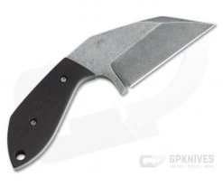 Trash Panda Knives F Off Stonewashed CPM-3V Red Micarta Fixed Blade Knife 4655 -Camping Knives best sale 4655 3
