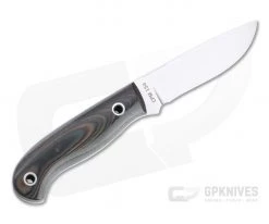 Mike Irie Model 110 Drop Point CPM-154 Camo Linen Micarta Fixed Blade 4745 -Camping Knives best sale 4745 3