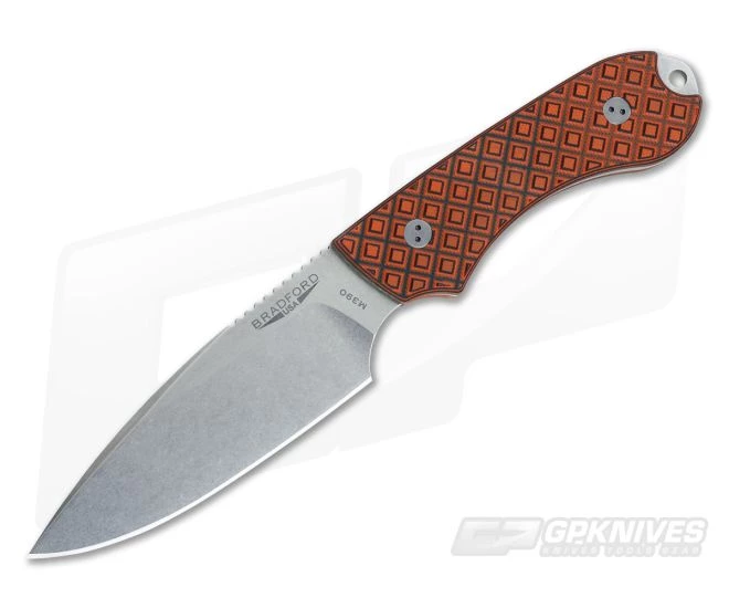 Bradford Knives Guardian4 Tiger Stripe False Edge Stonewash M390 1 Bradford Knives Guardian4 Tiger Stripe False Edge Stonewash M390