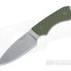 Bradford Knives Guardian4 PHT Flat Grind Green G10 Stonewash 3V