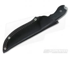 Bradford Knives Guardian4 Full Flat Grind 3D Black Micarta Stonewashed 3V Fixed Blade Knife -Camping Knives best sale 4fh 101 3v 2