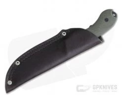 Bradford Knives Guardian4 Full Flat Grind 3D OD Green Micarta DLC 3V Fixed Blade Knife -Camping Knives best sale 4fh 102b 3v 2