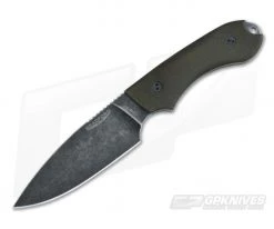 Bradford Knives Guardian4 PHT Flat Grind 3D Green Micarta Nimbus 3V