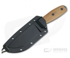 ESEE 4 OD Green Blade 3D Natural Canvas Micarta Handles Fixed Blade 4POD-011 -Camping Knives best sale 4pod 011 2