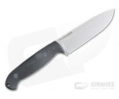 Bradford Knives Guardian5.5 3D Black Micarta Sabre Grind Stonewash 3V -Camping Knives best sale 55s 101 3