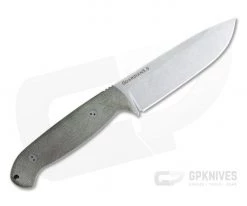 Bradford Knives Guardian5.5 3D OD Green Micarta Sabre Grind Stonewash 3V -Camping Knives best sale 55s 102 3
