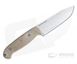 Bradford Knives Guardian5.5 3D Natural Micarta Sabre Grind Stonewash 3V -Camping Knives best sale 55s 104 3