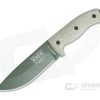 ESEE 5 OD Green Blade 3D Green Canvas Micarta Handles Fixed Blade 5POD-017