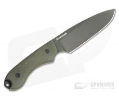 Bradford Guardian5 Sabre Ground DLC 3V 3D OD Green Canvas Micarta Fixed Blade 5 Bradford Guardian5 Sabre Ground DLC 3V 3D OD Green Canvas Micarta Fixed Blade -Camping Knives best sale 5s 102b 3v 3
