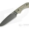 Bradford Guardian5 Sabre Ground DLC 3V 3D Camo Canvas Micarta Fixed Blade