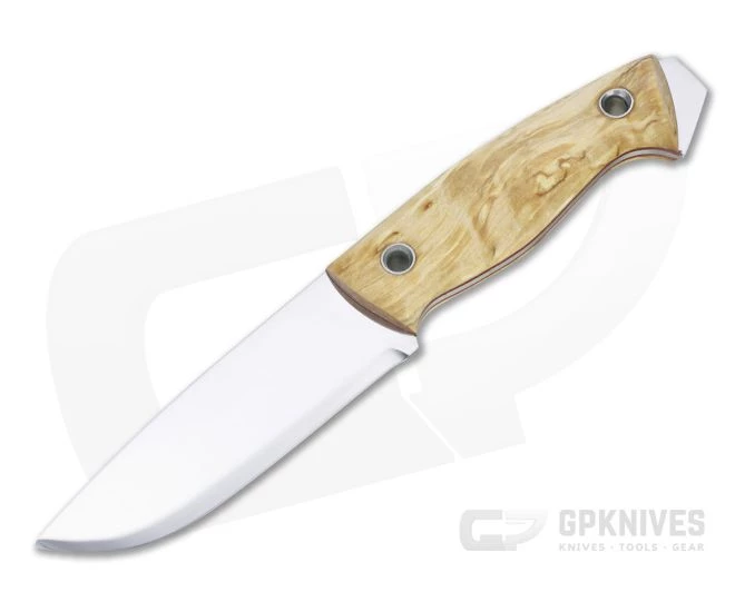 Helle Knives x Vox Utvaer 12C27 Curly Birch Full Tang Fixed Blade Knife 1 Helle Knives x Vox Utvaer 12C27 Curly Birch Full Tang Fixed Blade Knife