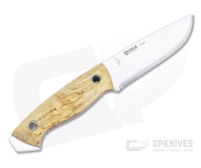 Helle Knives x Vox Utvaer 12C27 Curly Birch Full Tang Fixed Blade Knife 3 Helle Knives x Vox Utvaer 12C27 Curly Birch Full Tang Fixed Blade Knife - Image 3
