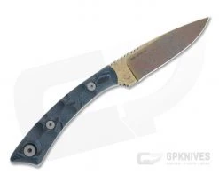 Dawson Knives Angler Arizona Copper 3V Blue/Black G10 Fixed Blade -Camping Knives best sale 63653 3