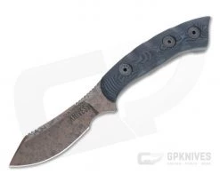 Dawson Knives Snakebite Arizona Copper 3V Blue/Black G10 Pocket Fixed Blade